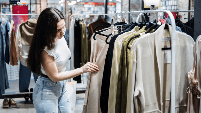 woman shopping