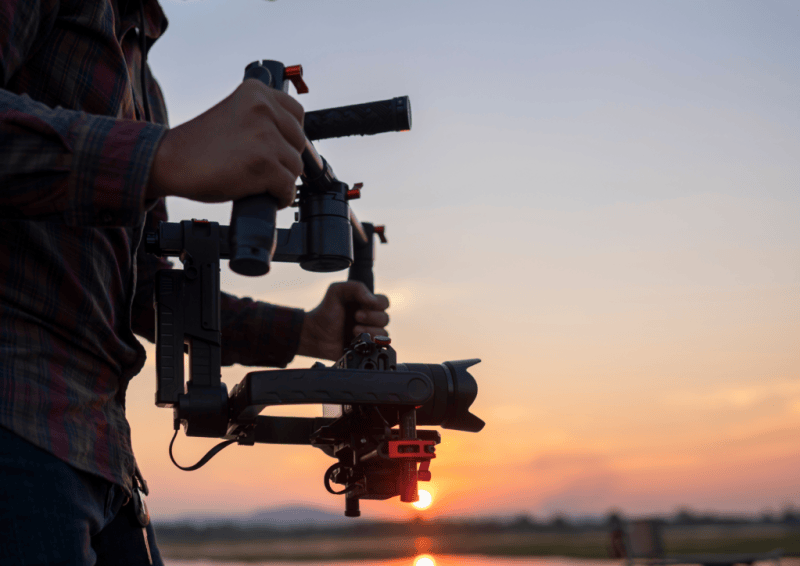filming sunset