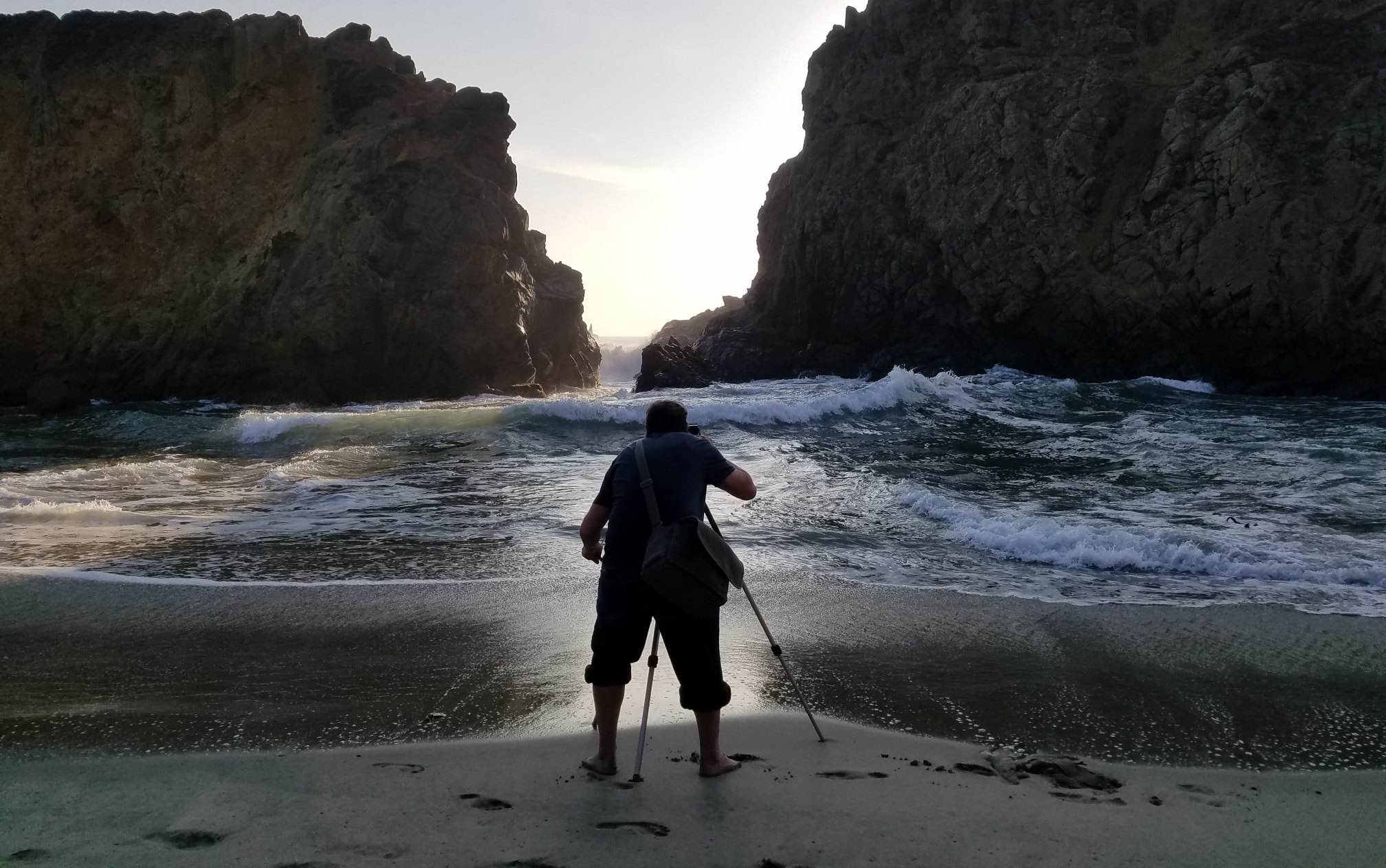 Pleasing photo of an ocean side beach.